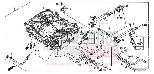CORPS DE PAPILLON (ENS.) ST1300A8 de 2008